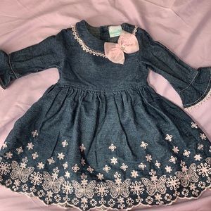 Nannette Baby 12 months Blue Dress